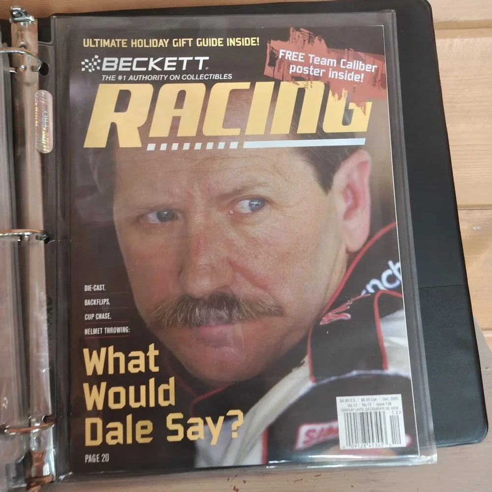 Vintage Beckett Racing Magazine December 2005 Near Mint Protective Sleeved